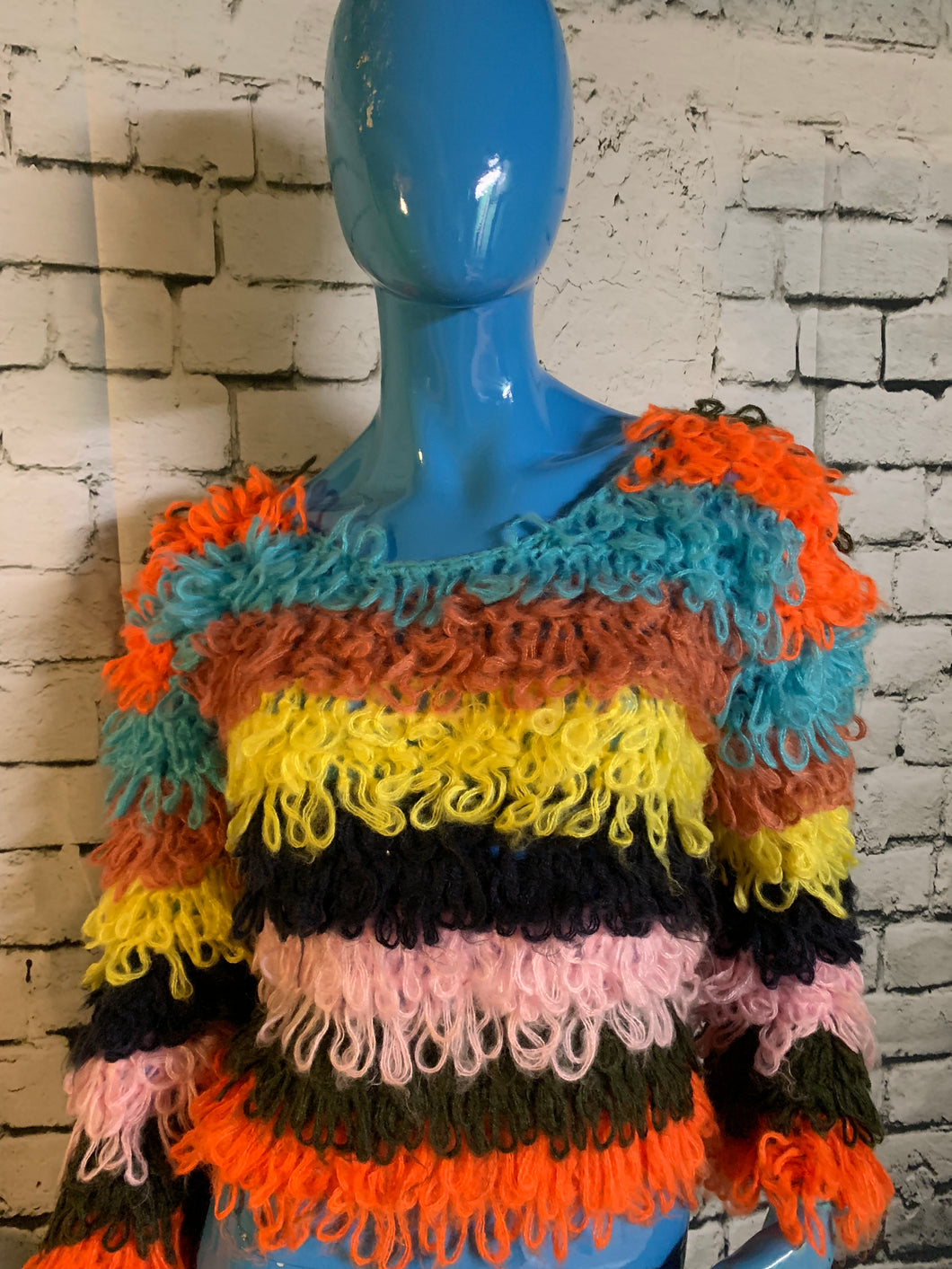 Shaggy Multi-color  Sweater